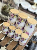 پاسماوری گل دار ۷ پارچه در بامبو کد 1375 - Image 9