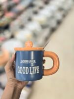 ماگ در دار و قاشق دار GOOD LUCK کد ۰۰۱ - Image 3