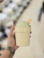 ماگ ICE KREAM در دار و قاشق دار کد ۰۰۷ - Image 4