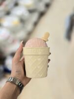ماگ ICE KREAM در دار و قاشق دار کد ۰۰۷ - Image 5