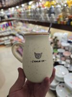 ماگ در دار و قاشق دار MILK شیر کد ۰۰۱۴ - Image 6