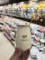 ماگ در دار و قاشق دار MILK شیر کد ۰۰۱۴ - Image 5