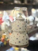 کتری قوری لعابی دسته کریستالی کد ۱۱۰۴ - Image 4