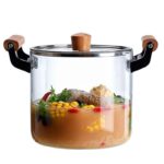 قابلمه های پیرکس دسته چوبی کد ۱۱۱۹