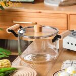 قابلمه های پیرکس دسته چوبی کد ۱۱۱۹ - Image 4