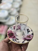 فنجان نعلبکی کمر باریک لب طلا کد ۱۴۷۰ - Image 9