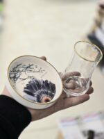 فنجان نعلبکی کمر باریک لب طلا کد ۱۴۹۰ - Image 6