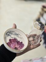 فنجان نعلبکی کمر باریک لب طلا کد ۱۴۹۰ - Image 7