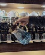 پارچ پیرکس الماسی درب استیل کد ۸۰۵ - Image 2