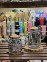 کتری پیرکس دودی درب بامبو کد ۲۲۰۰