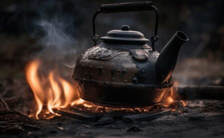 روش تمیز کردن کتری و قوری سوخته