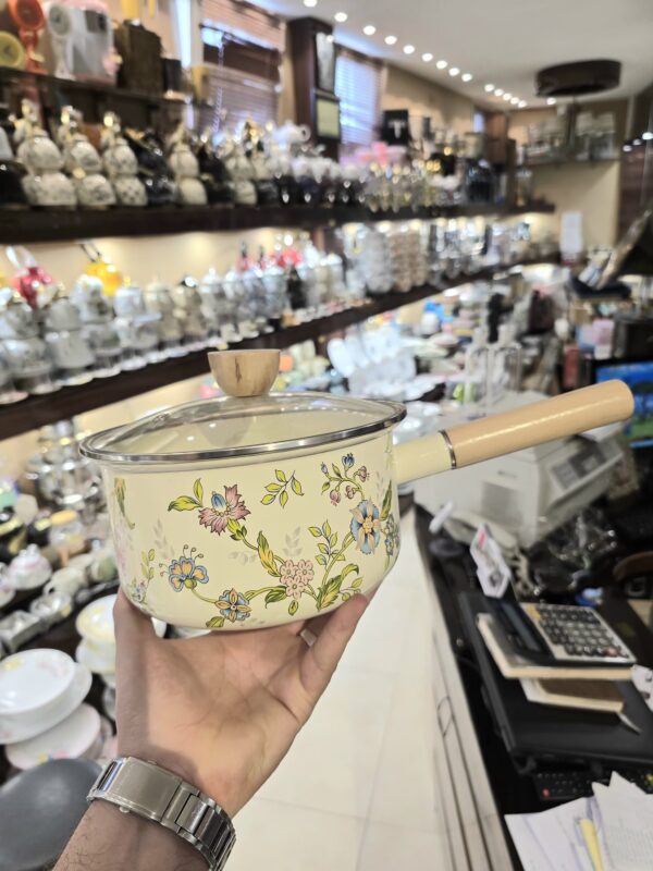 شیرجوش لعابی گلدار
