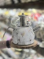 کتری قوری استیل سوتی طرح ماربل - Image 5