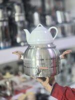 کتری قوری استیل شیردار AFJ - Image 2