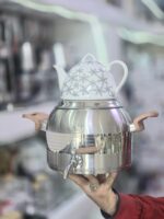 کتری قوری استیل شیردار AFJ