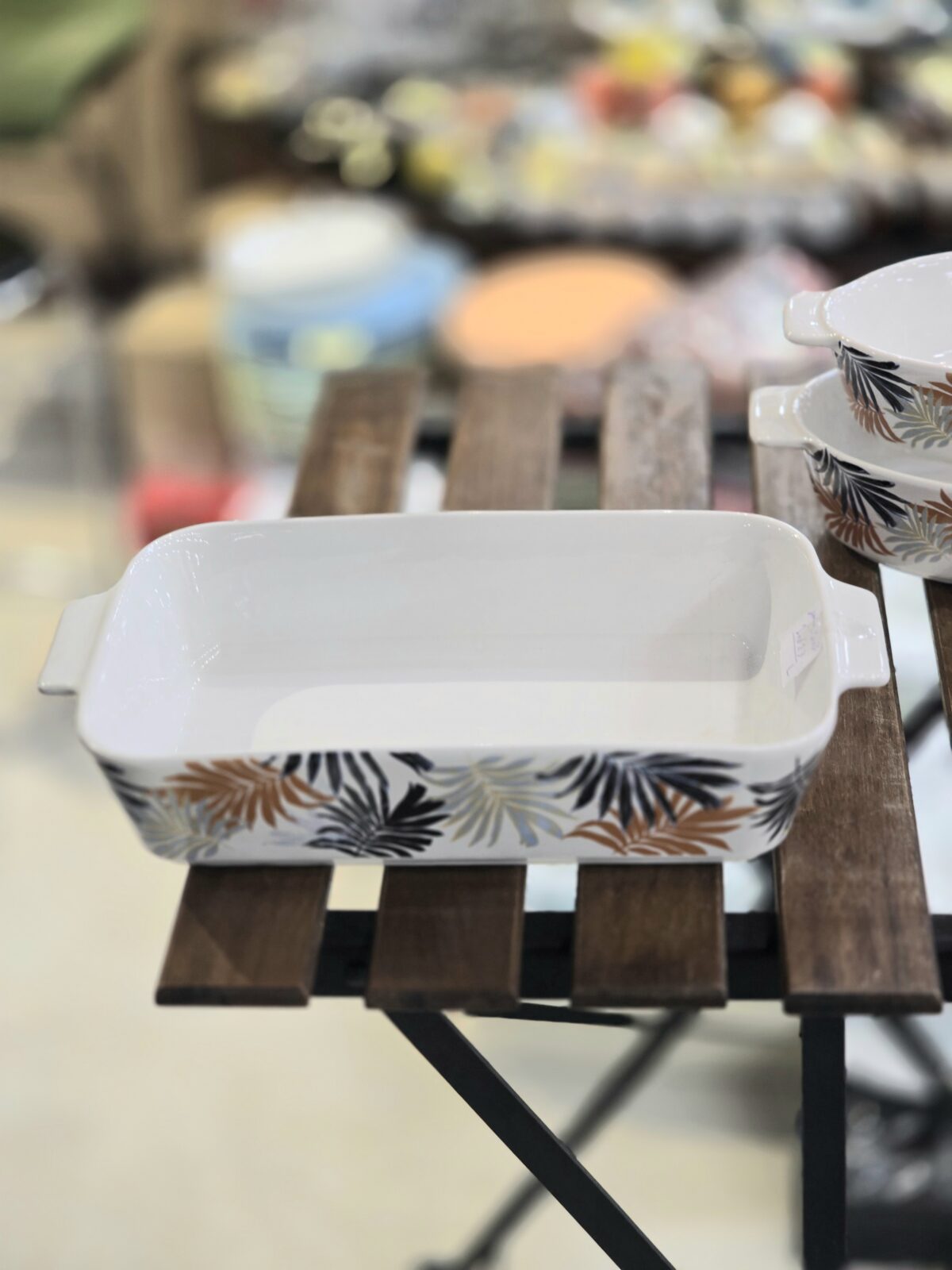 تابه سرامیکی طرح برگ مشکی DOULTON - Image 3