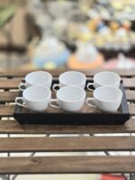 فنجان چای خوری چینی سفید