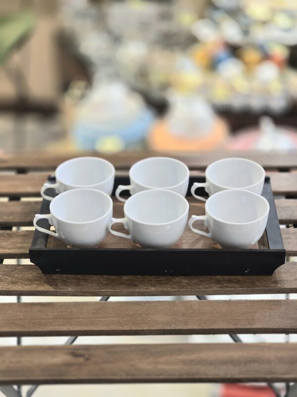 فنجان چای خوری چینی سفید
