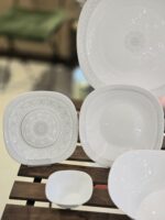 سرویس آرکوپال ۲۶ پارچه اطلس طوسی - تصویر 2