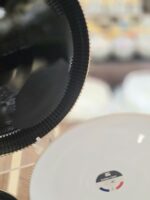 آرکوپال سفید مشکی لب طلا مدل کوکونات - تصویر 2