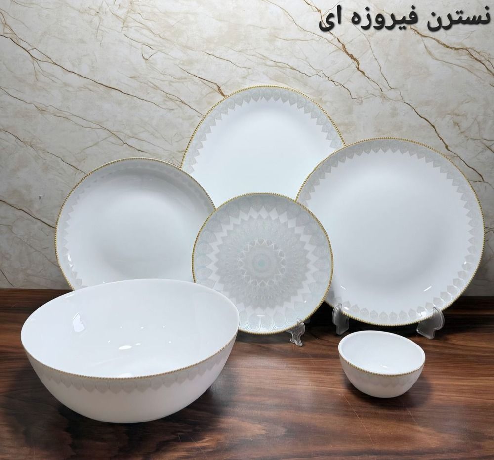 IMG_20261007_123616_018 سرویس آرکوپال ۲۶ پارچه نسترن فیروزه ای - تصویر 1