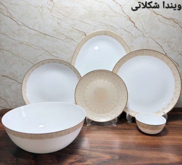 سرویس آرکوپال ۲۶ پارچه ویندا شکلاتی