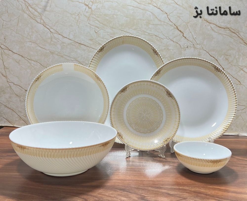 IMG_20261007_123629_476 سرویس آرکوپال ۲۶ پارچه سامانتا بژ - تصویر 1