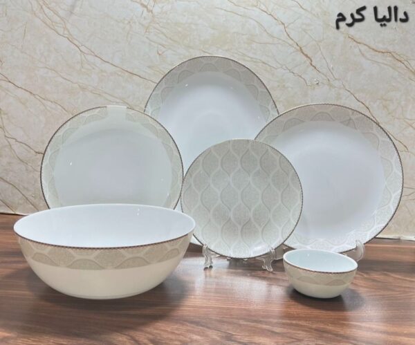 سرویس آرکوپال ۲۶ پارچه دالیا کرم