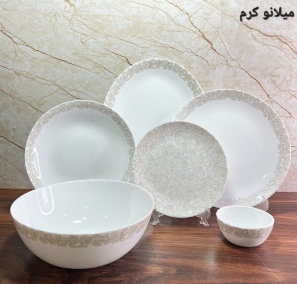 سرویس آرکوپال ۲۶ پارچه میلانو کرم