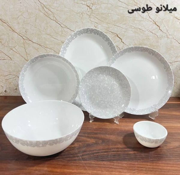 سرویس آرکوپال ۲۶ پارچه میلانو طوسی
